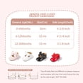 thumbnail image 4 of Meckior Baby Girls Shoes Infant Mary Jane Bowknot Soft Sole PU Leather Newborn First Walker Cirb Shoes, 4 of 7