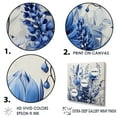 thumbnail image 3 of Designart "Blue Bonnets Blossom Mosaic" Blue Bonnets Wall Decor, 3 of 7