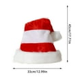 thumbnail image 3 of Santa Hat Xmas Holiday Hat for Adults Unisex Christmas Hats for Christmas Holiday Party Supplies, 3 of 3