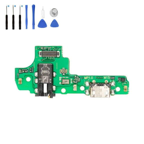 Eutoping USB Charging Port For Samsung Galaxy A10S A107 (Version M15) Dock Connector Charger Board Flex Cable Assembly Replacement with tool