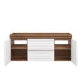 thumbnail image 5 of Modway Render 48" MDF and Particleboard Bathroom Vanity Cabinet - White/Walnut, 5 of 8