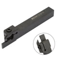 thumbnail image 1 of Lathe Cut Off Tool, Lathe Parting Tool Holder High Efficiency Durable Fast Cutting Speed With 10Pcs Insert For Grooving, 1 of 8