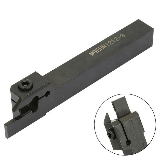 Lathe Cut Off Tool, Lathe Parting Tool Holder High Efficiency Durable Fast Cutting Speed With 10Pcs Insert For Grooving