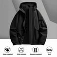 thumbnail image 2 of Jackets For Men Sevevn Unisex Men Women's Ski Jacket Waterproof Warm Coat Winter Fleece Snow Coat Hooded Snowboarding Jacket, 2 of 6
