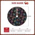 thumbnail image 2 of Sikiie Feathers And Butterflies Nativity Christmas Tree Skirt, Jesus Christian Winter Holiday Tree Mat Decoration(30-48IN)30", 2 of 6