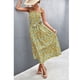 thumbnail image 5 of Moda mujer verano Casual estampado Camis sin mangas vendaje vestido largo Fridja  hjkh3713, 5 of 8