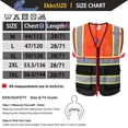 thumbnail image 2 of Chaleco de seguridad Ekksafety EK175 reflectante de 5 bolsillos ANSI, 2 of 6