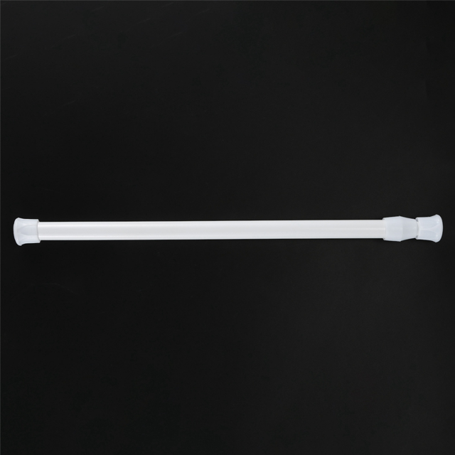 4X Telescopic Shower Rod Shower Curtain Rod Telescopic Rod Rod Shower White 30-50 cm