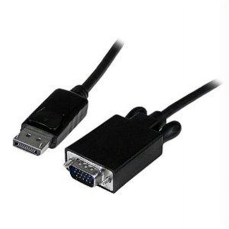 UPC: 0065030852487 | StarTech 15  DisplayPort to VGA Adapter Converter Cable Black DP2VGAMM15B