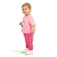 thumbnail image 4 of Hello Kitty Baby Girl Viscose French Terry Pant Set, Sizes 0-24 Months, 4 of 7