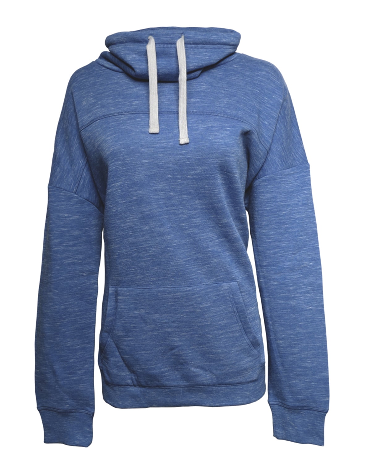 J America Ladies' Melange Fleece Cowl 