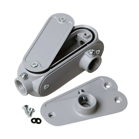 Raco Conduit Outlet Body,Alum,Trd Sz 1/2in UCB050