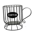 thumbnail image 3 of Elodie Coffee Pod Holder Compact Coffee Capsule Basket for Countertop Kitchen Cafes Black S, 3 of 8