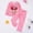 Pink, variant on RTKFRFLM Glow-in-the-Dark Kids Outfits, Long Sleeve Glow Print Loungwear Set for Boys & Girls, 3-8Y