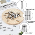 thumbnail image 5 of 50Pcs Scrapbook Extension Screws Photo Albums Extension Post Replacements 12x5mm Binding Screws Platinum Extention, 5 of 7