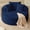 Blue, variant on LUCKHAO 55" Oversized Corduroy Lounge Chair, Deep Seat Single Sofa with Pillow, Modern Upholstered Armchair, No Assembly Required, Black