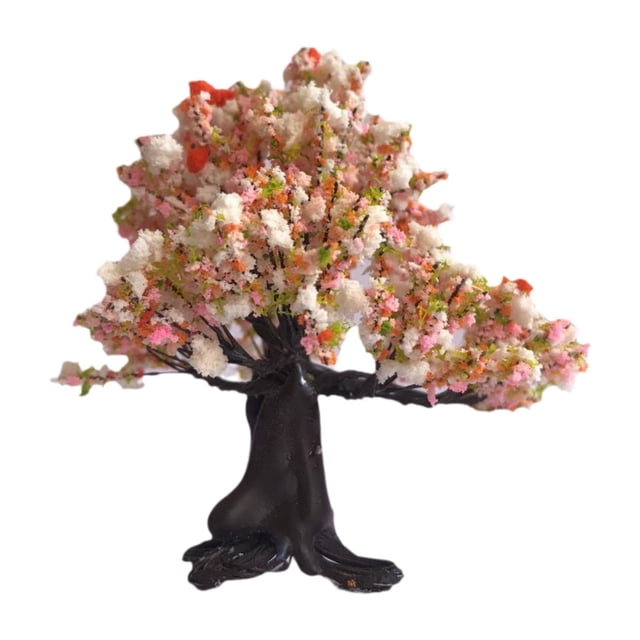 Árboles modelo Árbol arquitectónico Árbol de jardín de hadas en miniatura Plantas Adorno para 18cm 1pc