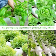 Hydroponics Growing System Kit,1 Level/36 Sites PVC-Pipe Vertical Hydroponic Garden Planting Vegetables and Herbs Growth Cultivation Equipment with Pump,Timer,Planting Basket,Grow Sponges