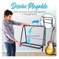 thumbnail image 3 of Soporte de Piso para Guitarras, Universal Plegable Pyle, 5 Espacios, Colapsable con Almohadilla de Espuma, Para Guitarras Acústicas, Eléctricas, Bajo, Funda/Estuche, 3 of 7