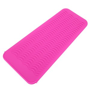 Hair Straightener Pouch,Silicone Hair Straightener Heat Heat Resistant Cover Nonslip Mat Top-Notch Performance