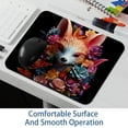 thumbnail image 6 of Floral Animal Desk Pad Mouse Mat Desk Mat - Square 8.3x9.8 Inch Non-Slip Rubber Bottom Printed, Suitable for Office and Gaming, 6 of 6