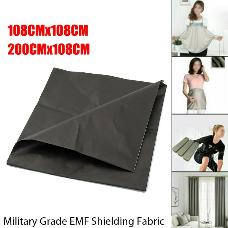 Faraday Fabric 43 x 39 EMF Protection Fabric, Aousthop RFID Shielding  Fabric Signal Blocking Material 1 Yard,EMF Shielding, Cell Phone Signal  Blocking, Bluetooth Block.5G Shielding Fabric 