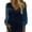 Navy, variant on Womens Shirts Casual V Neck Shiny Sequin Top Elegant Sequin Long Sleeve Shirt Loose Version Of Sequin Shirt Blouses