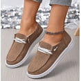 thumbnail image 3 of Women's Loafers - Casual Shoes with Anti-slip Outsole, Lightweight for All-Day Wear (Brown), 3 of 9