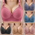 thumbnail image 4 of XFLWAM Plus Size Push Up Bras for Women Full Coverage Supportive Bra Adjustable Breathable Everyday Bra Comfort No Underwire Bra, 4 of 4