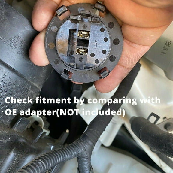 Tekuisi H7 LED Headlight Bulb Adapter Holder Socket Base Retainer Clip for Hyundai Accessories for Vehicles