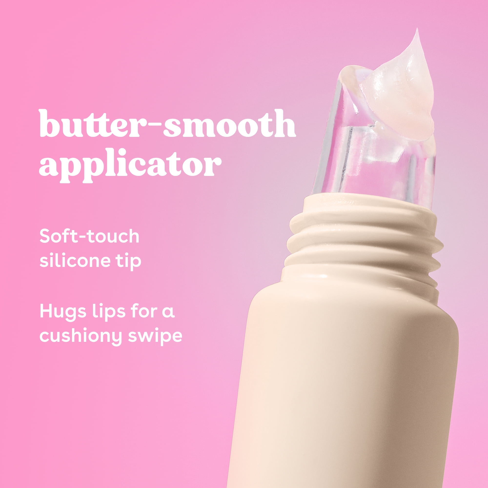 eos Cashmere Lip Butter, Strawberry Dream, Smooth & Hydrating Lip Butter with Peptides, 0.35 fl oz