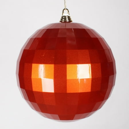 burnt orange mirrored disco ball christmas ornament 10 burnt orange mirrored disco ball christmas ornament 10