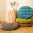 thumbnail image 4 of Ludlz Tufted Seat Cushion Extra Thick High Elasticity Soft Round Solid Color Chair Tatami Sofa Floor Sitting Mat Pad Home Office Supplies, 4 of 8