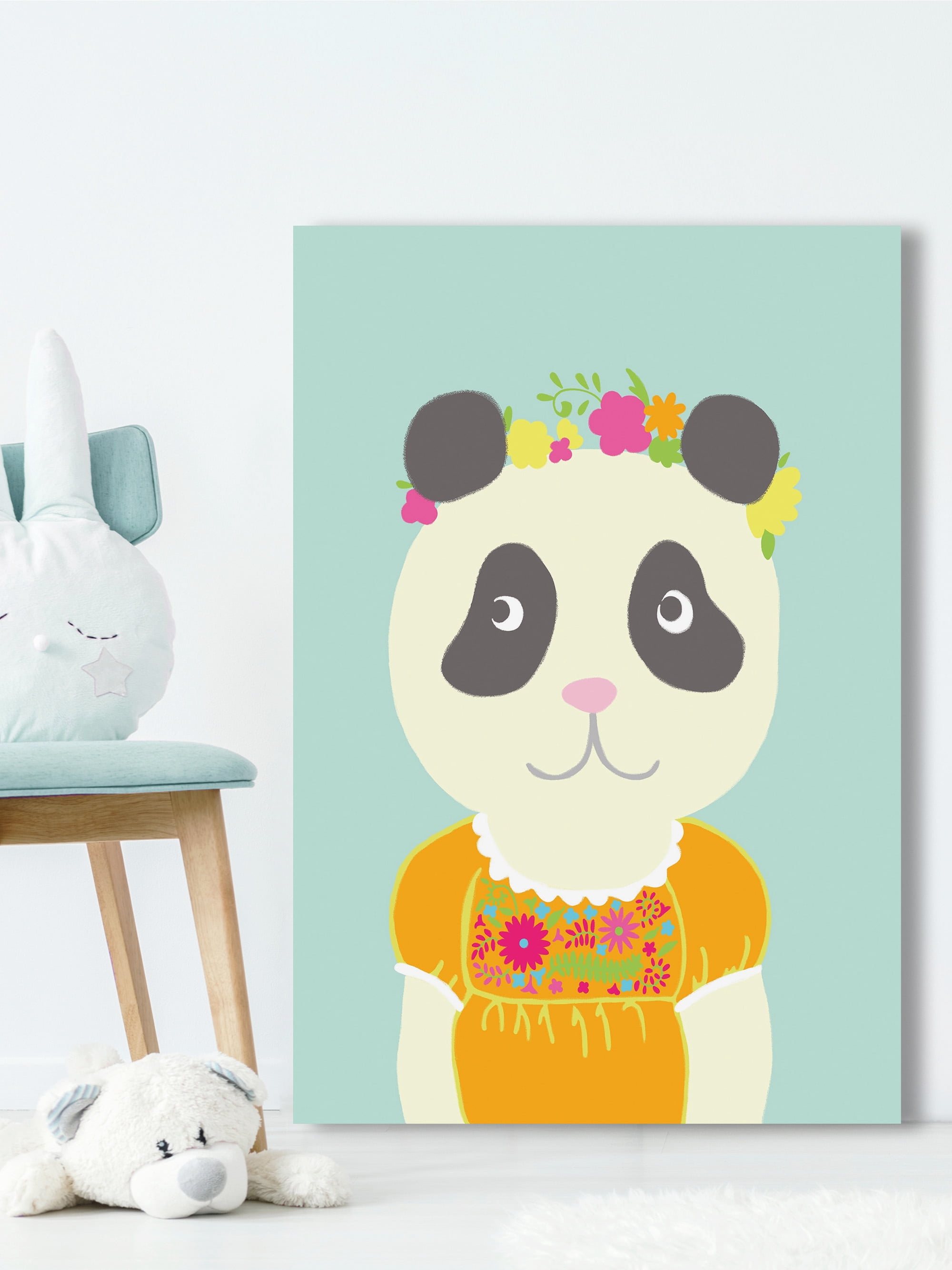 Marmont Hill Fancy Animals IV Canvas Wall Art