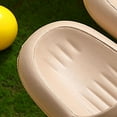 thumbnail image 5 of Hessimy Toddler Little Kids Slides Sandals Beach Pool Shower Slides Anti-Skid Home Bath Slippers Cute Summer Outdoor Shoes for Girls and Boys house slippers for toddler kids(Khaki,13), 5 of 7