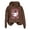 Brown, variant on Women's Hoodies Sweatshirts Cancer Awareness Shirt for Women Halloween October Wear Sweatshirt Blue L
