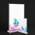 thumbnail image 4 of YAOMOBB Double-sided Sign Holder 3Pcs Sturdy Acrylic Sign Holder Double Sided T Shape Display Stand for Home Office and Retail, 4 of 5