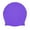 Purple, variant on Black Oversized Silicone Swim Cap For Adults Men Women High Elasticity Waterproof Hair Care Large Head Long Hair Hair Volume Comfortable Safe Pool Beach Water Park Use