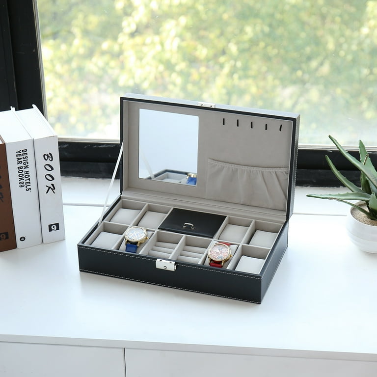 Mirrored watch cheap box