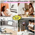 thumbnail image 2 of K-MT 【38.7inch/98cm】 Tablet Phone Holder Bed Gooseneck Mount, Mount Holder Clip with Grip Flexible Long Arm Compatible for ipad iPhone/Switch/Samsung Tabs/Kindle Fire HD K-MT(Black), 2 of 4