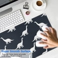 thumbnail image 4 of Long Mouse Pads for Desk,Dark Blue Dinosaurs Silhouette Pattern Desk Mats on Top Of Desks, Desk Mouse Pad Extra Large with 3mm Non-Slip Base and Stitched Edge for Gaming,Office,Work,Home 31.5"x15.7", 4 of 6