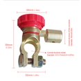 thumbnail image 5 of Interruptor de corte rápido Aislador de desconexión antifugas Accesorios para automóviles (rojo), 5 of 5