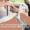 thumbnail image 2 of 2 Pcs Dog Seat Belt for Car, 3-in-1 Dog Car Harness with Adjustable Metal Buckle and Elastic Bungee Leash for All Lifestages Doggy, 2 of 8