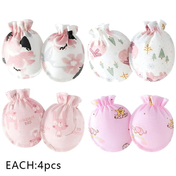 TELOLY 16Pcs Baby Mittens,Fresh and Breathable Baby Mittens Newborn,Stylish and Cute Newborn Mittens No Scratch,Style1