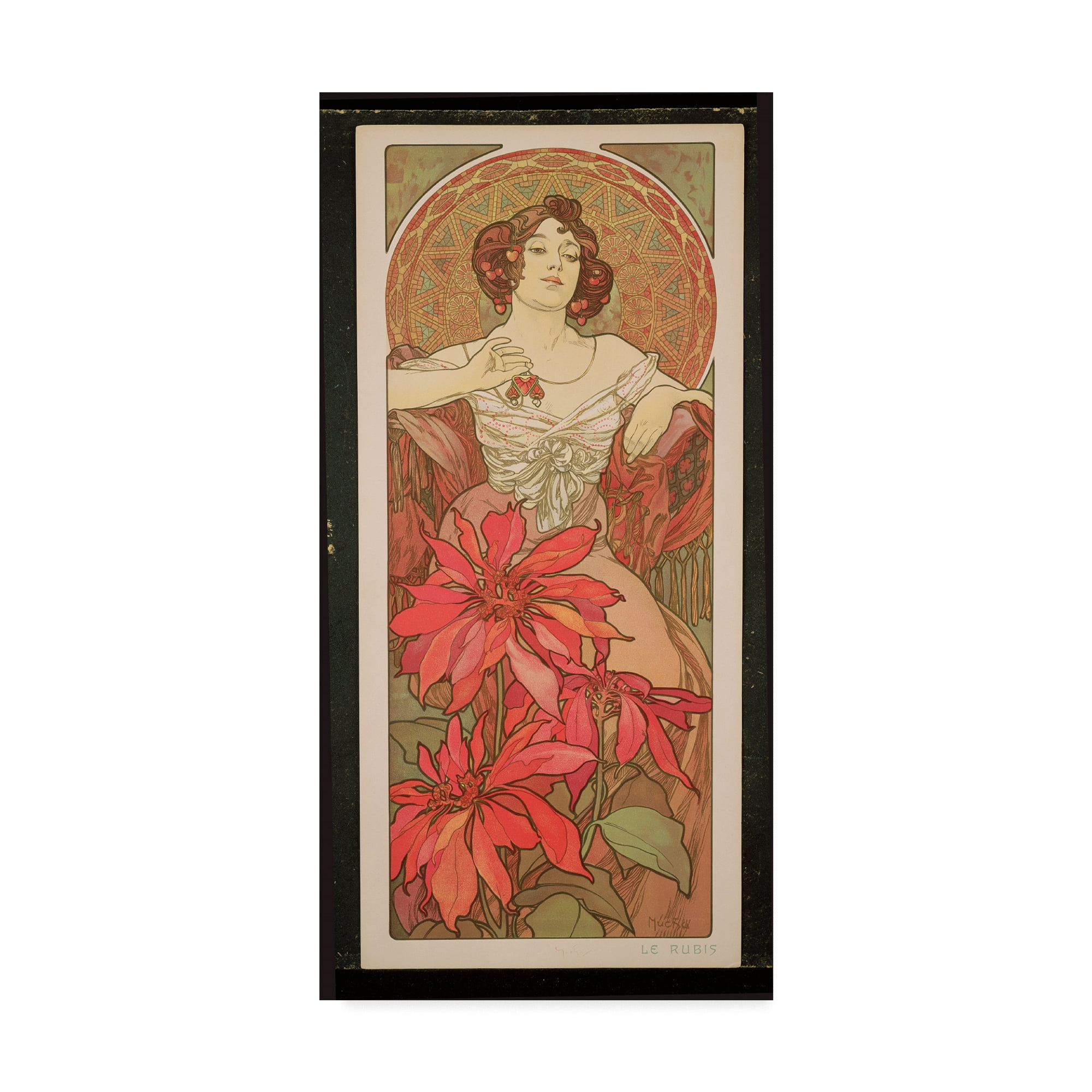Orenco Originals 'The Seasons: Spring' Alphonse Mucha Counted Cross Stitch Pattern