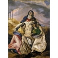 thumbnail image 3 of El Greco 11x14 Black Modern Framed Museum Art Print Titled - Pieta, 3 of 5