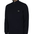 thumbnail image 4 of Lacoste Half Zip Sweatshirt, Blue, 4 of 5