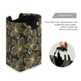 thumbnail image 3 of Yayeee Freestanding Laundry Hamper with Handle Collapsible Large Storage Basket for Clothes, Golden Elegance, 3 of 7