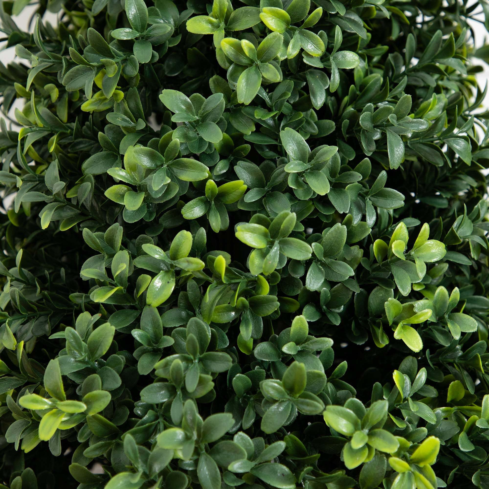 Nearly Natural 3ft. UV Resistant Artificial Boxwood Plant with Integrated Ground Stake (Indoor/Outdoor) - Set of 2