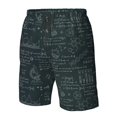 thumbnail image 4 of Adobk Chemical Print Men's Swim Trunks Hawaiian Bathing Suit Swimsuits Beach Shorts with Pockets-XX-Large, 4 of 6